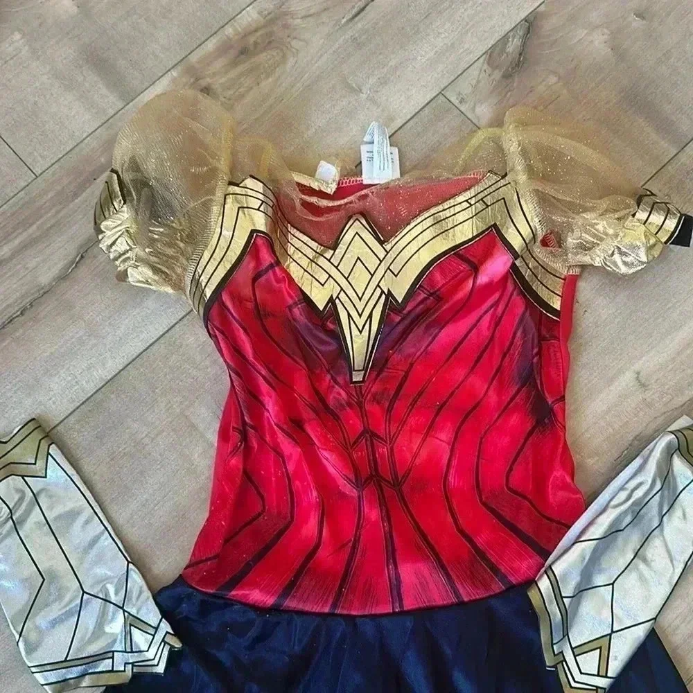 4/$25 Halloween Kids Girls Wonder Woman Costume Sz S